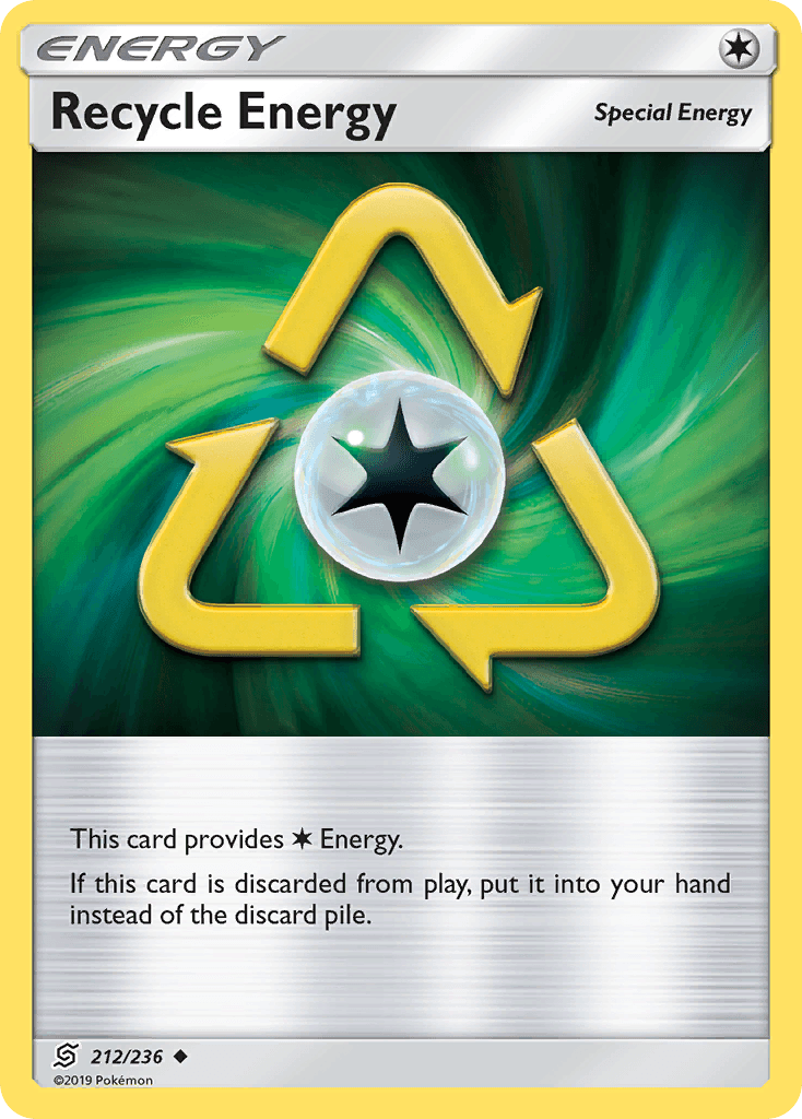 Recycle Energy (212/236) [Sun & Moon: Unified Minds] - POKÉ JEUX