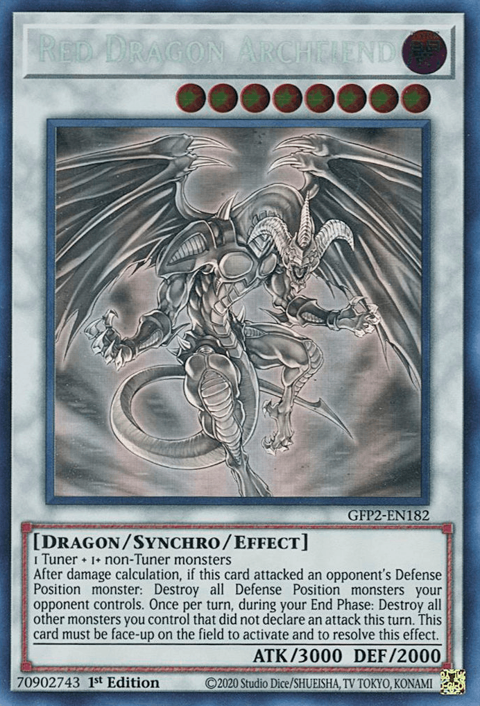 Red Dragon Archfiend [GFP2-EN182] Ghost Rare - POKÉ JEUX