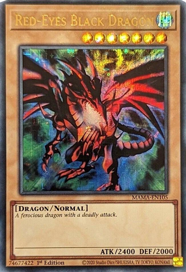 Red-Eyes Black Dragon [MAMA-EN105] Ultra Pharaoh's Rare - POKÉ JEUX