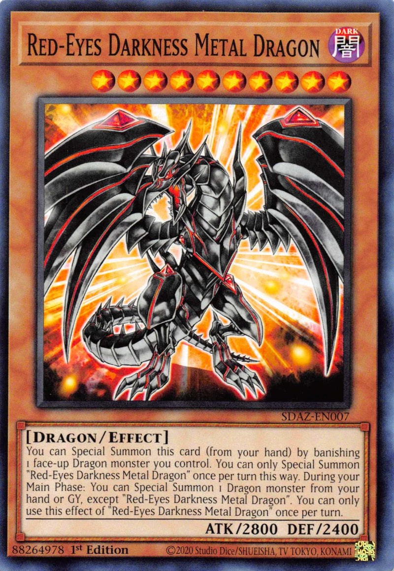 Red-Eyes Darkness Metal Dragon [SDAZ-EN007] Common - POKÉ JEUX