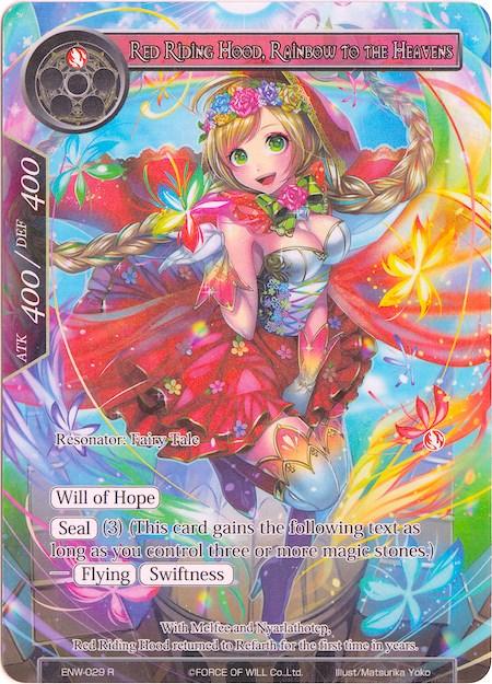 Red Riding Hood, Rainbow to the Heavens (Full Art) (ENW-029) [Echoes of the New World] - POKÉ JEUX