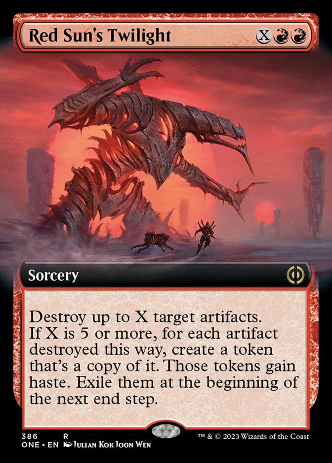 Red Sun's Twilight (Extended Art) [Phyrexia: All Will Be One] - POKÉ JEUX