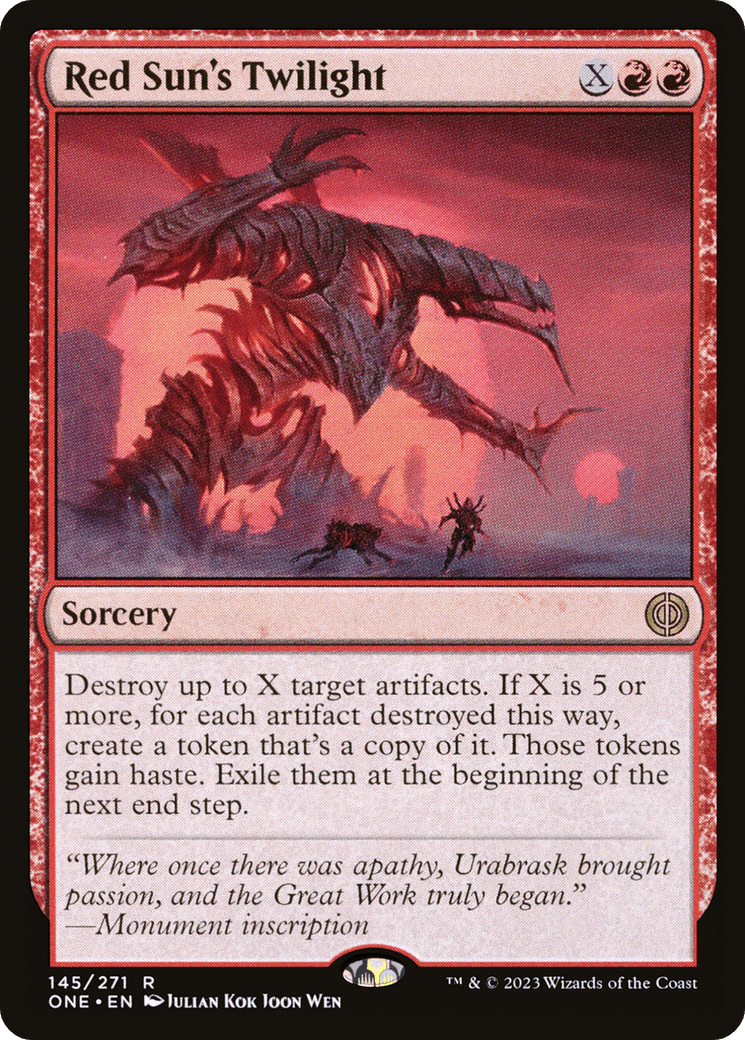 Red Sun's Twilight [Phyrexia: All Will Be One] - POKÉ JEUX