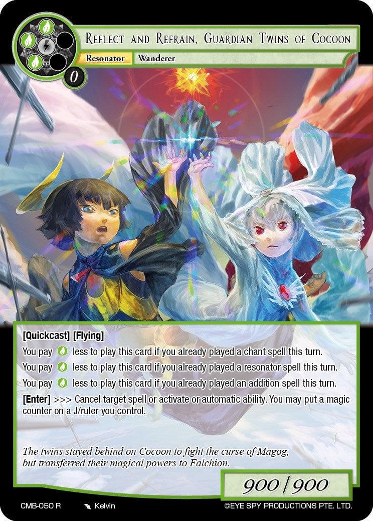 Reflect and Refrain, Guardian Twins of Coccon (CMB-050 R) [Crimson Moon's Battleground] - POKÉ JEUX