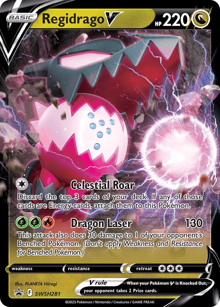 Regidrago V (SWSH281) (Jumbo Card) [Sword & Shield: Black Star Promos] - POKÉ JEUX