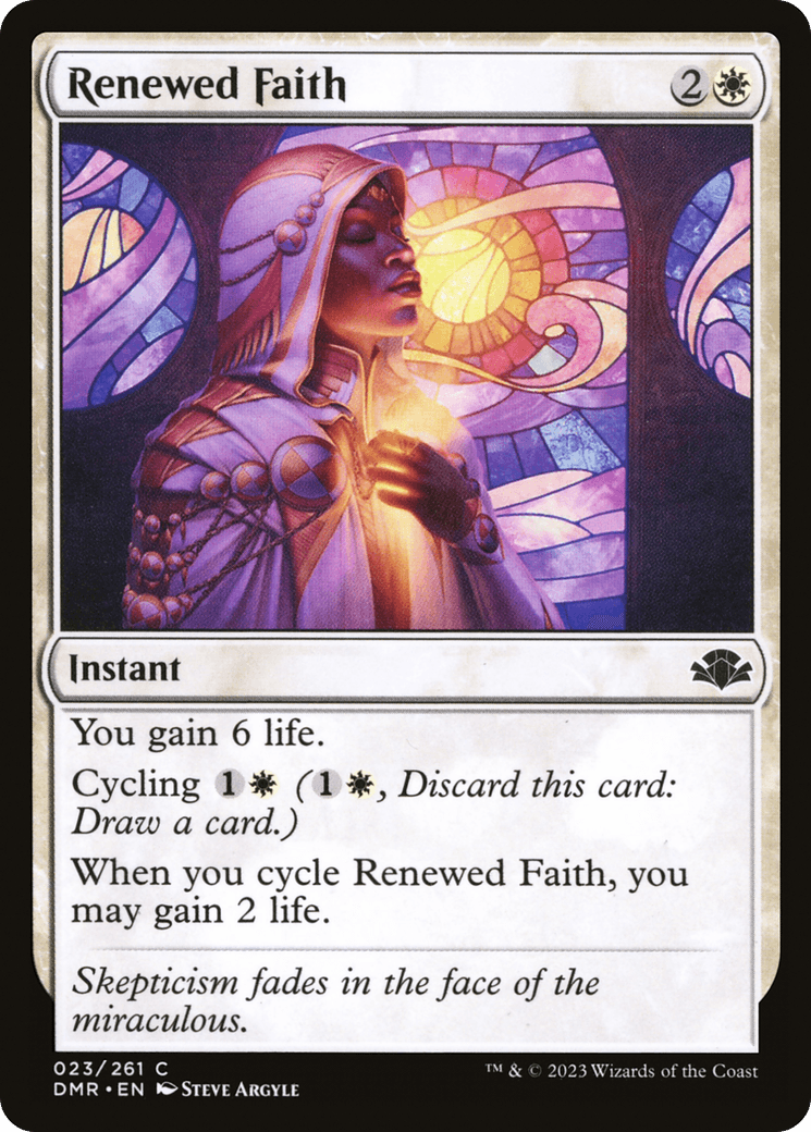 Renewed Faith [Dominaria Remastered] - POKÉ JEUX