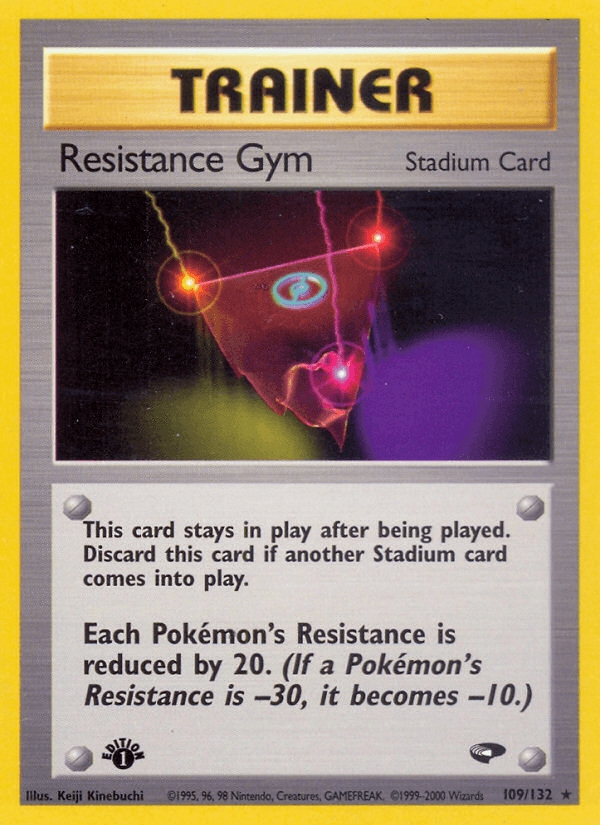 Resistance Gym (109/132) [Gym Challenge 1st Edition] - POKÉ JEUX