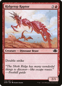 Ridgetop Raptor [Dominaria Remastered] - POKÉ JEUX