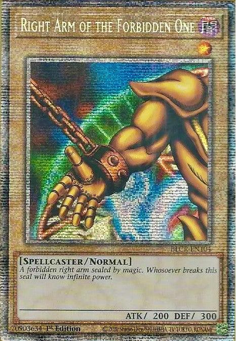 Right Arm of the Forbidden One [BLCR-EN104] Starlight Rare - POKÉ JEUX