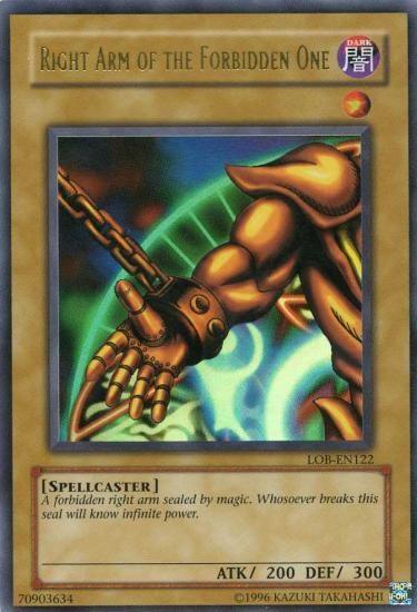 Right Arm of the Forbidden One [LOB-EN122] Ultra Rare - POKÉ JEUX