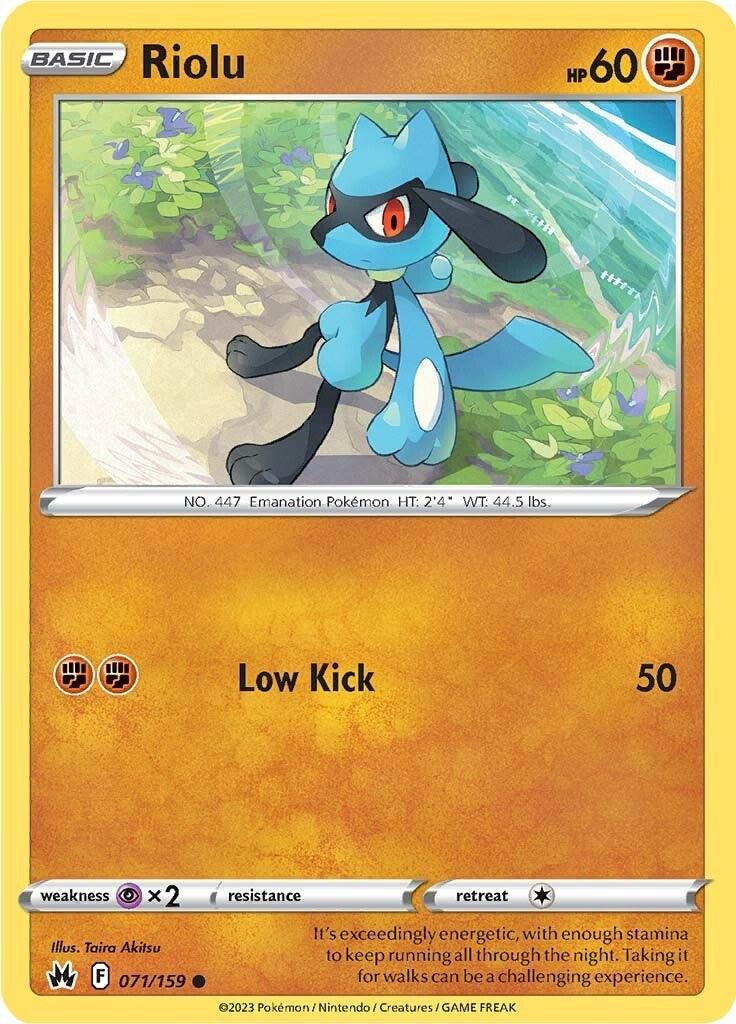 Riolu (071/159) [Sword & Shield: Crown Zenith] - POKÉ JEUX