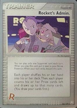 Rocket's Admin. (86/109) (Mewtrick - Jason Klaczynski) [World Championships 2006] - POKÉ JEUX