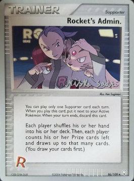 Rocket's Admin. (86/109) (Suns & Moons - Miska Saari) [World Championships 2006] - POKÉ JEUX