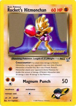 Rocket's Hitmonchan (9) (Jumbo Card) [Best of Promos] - POKÉ JEUX