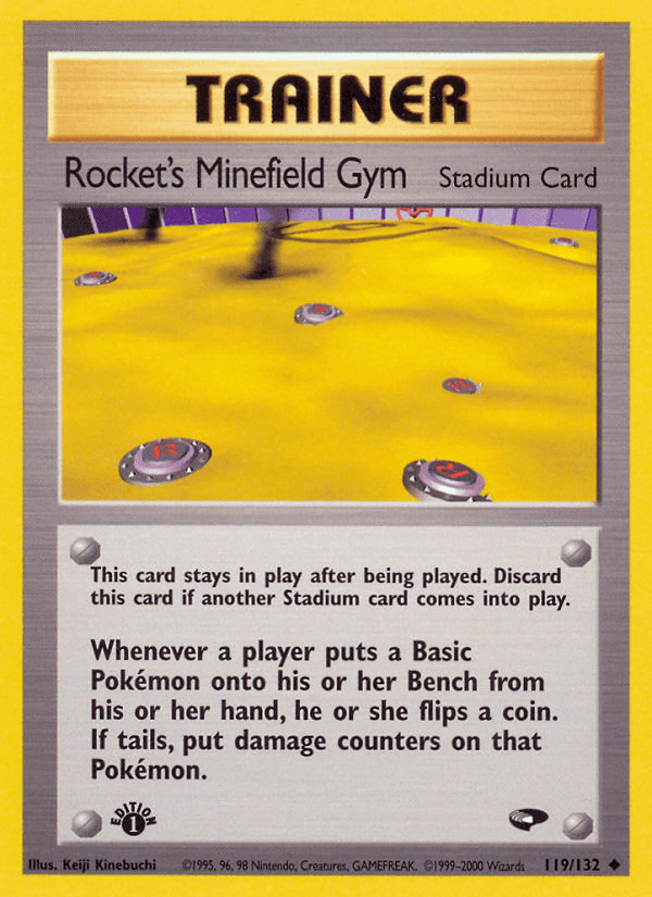 Rocket's Minefield Gym (119/132) [Gym Challenge 1st Edition] - POKÉ JEUX