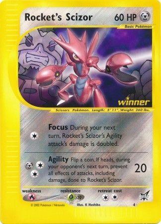 Rocket's Scizor (4) (Jumbo Card) [Best of Promos] - POKÉ JEUX