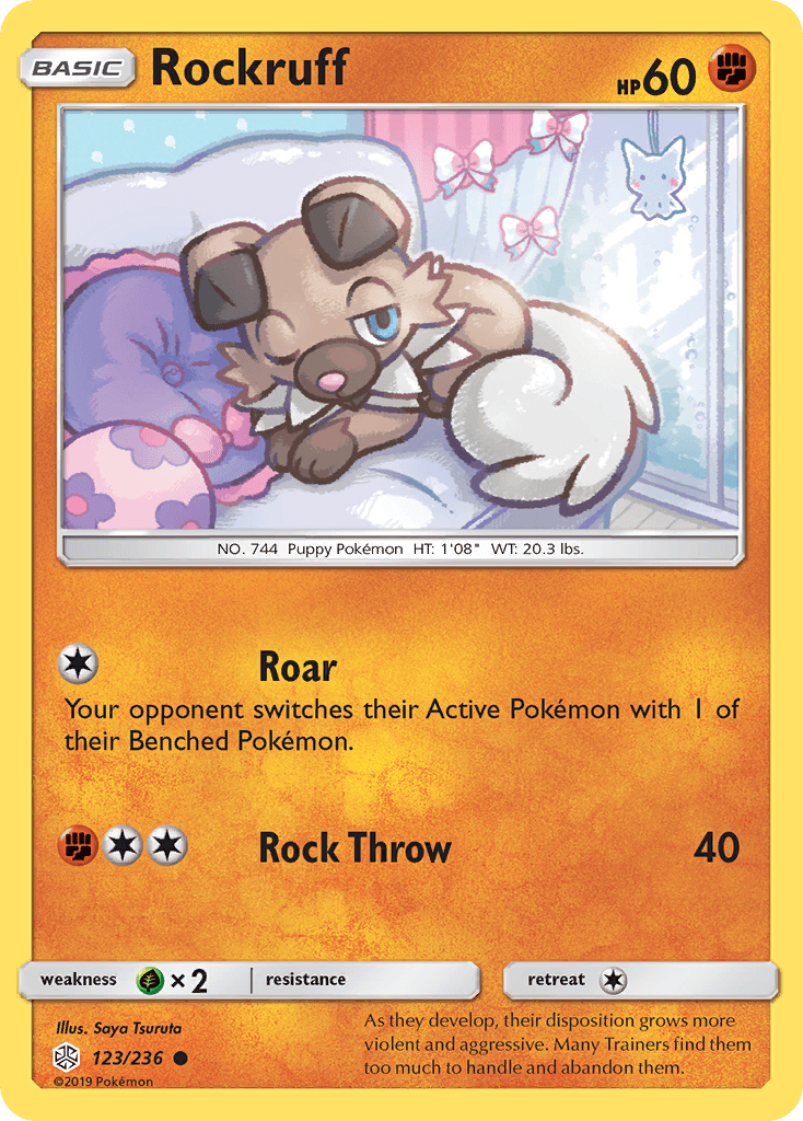 Rockruff (123/236) [Sun & Moon: Cosmic Eclipse] - POKÉ JEUX