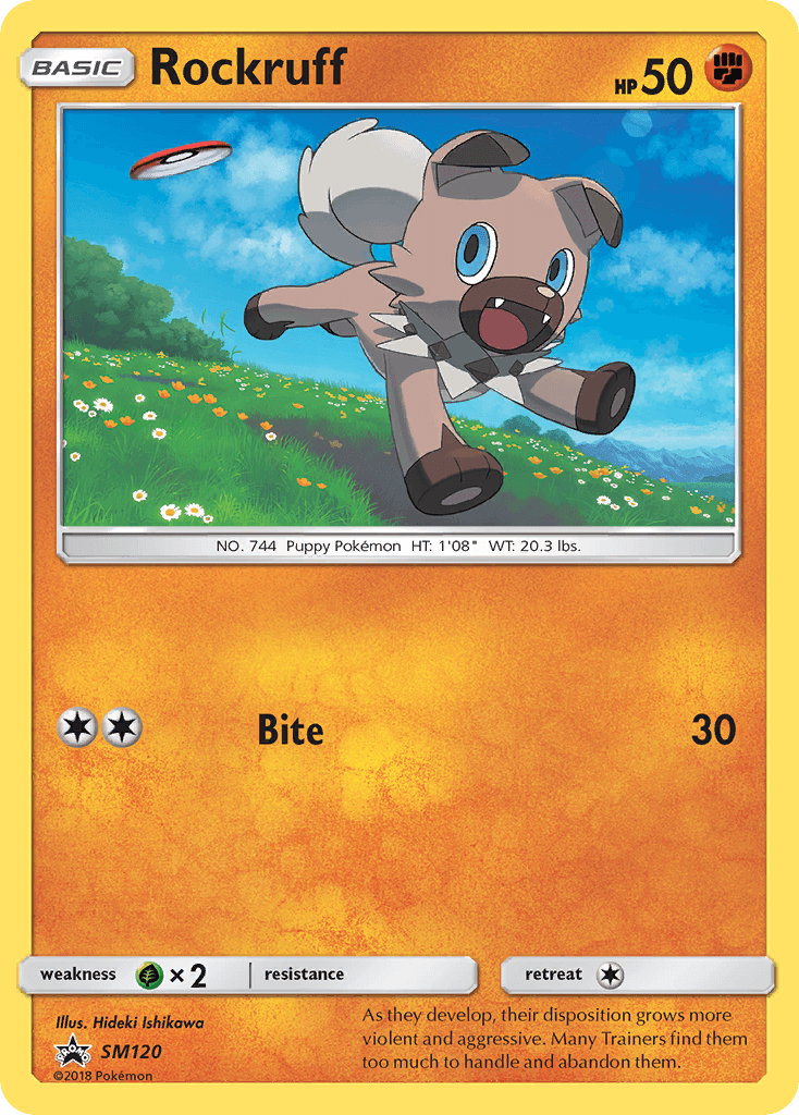 Rockruff (SM120) [Sun & Moon: Black Star Promos] - POKÉ JEUX