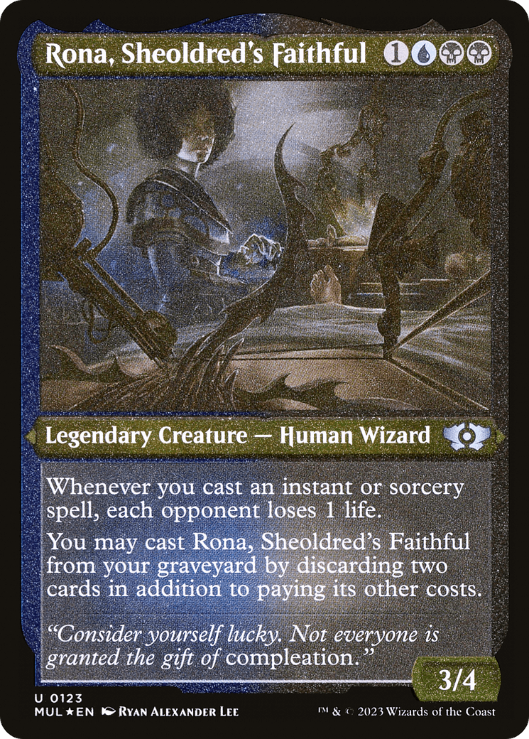 Rona, Sheoldred's Faithful (Foil Etched) [Multiverse Legends] - POKÉ JEUX