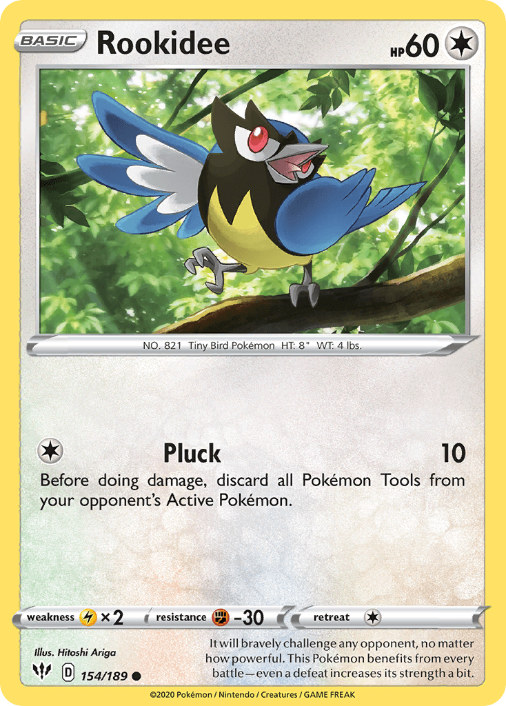 Rookidee (154/189) [Sword & Shield: Darkness Ablaze] - POKÉ JEUX