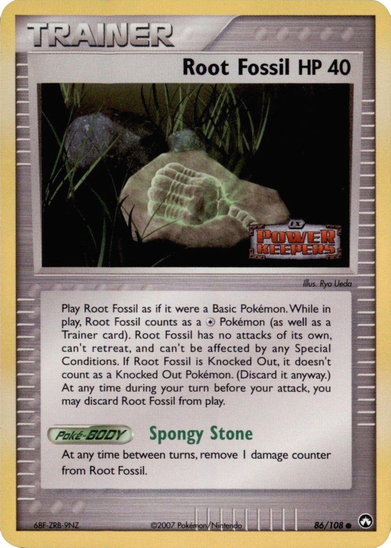 Root Fossil (86/108) (Stamped) [EX: Power Keepers] - POKÉ JEUX