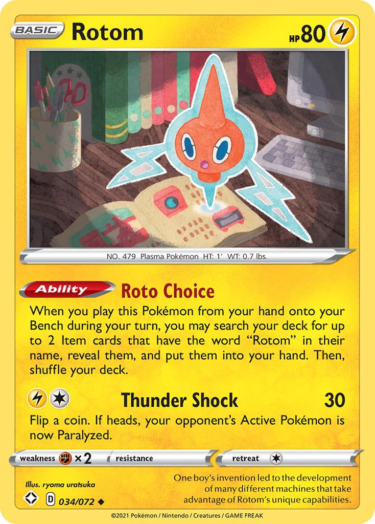 Rotom (034/072) [Sword & Shield: Shining Fates] - POKÉ JEUX