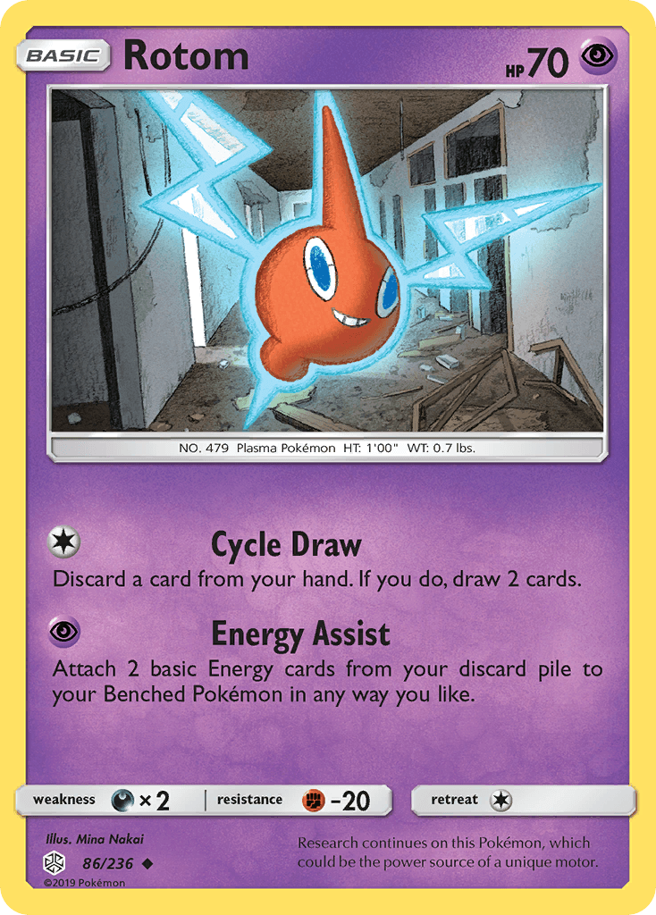 Rotom (86/236) [Sun & Moon: Cosmic Eclipse] - POKÉ JEUX