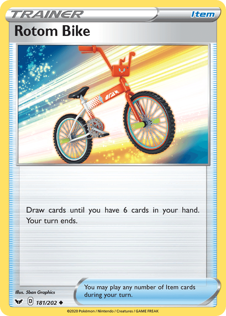 Rotom Bike (181/202) [Sword & Shield: Base Set] - POKÉ JEUX