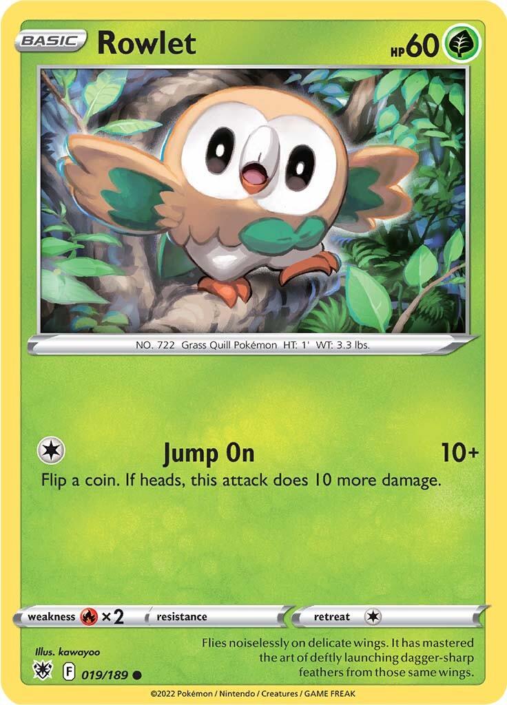 Rowlet (019/189) [Sword & Shield: Astral Radiance] - POKÉ JEUX