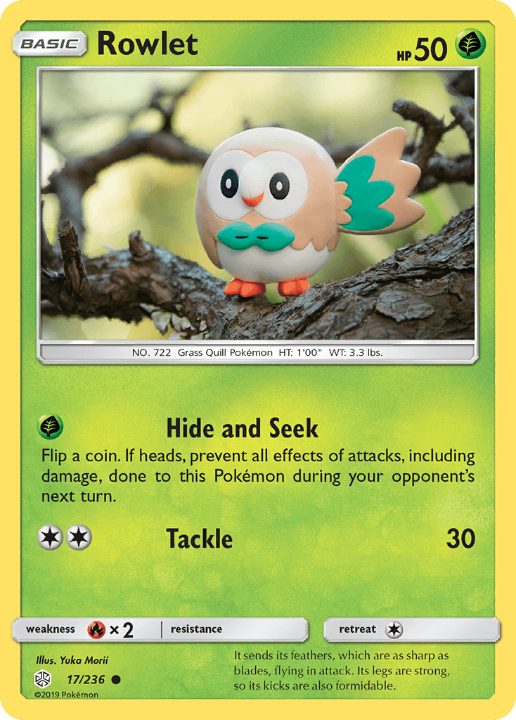 Rowlet (17/236) [Sun & Moon: Cosmic Eclipse] - POKÉ JEUX