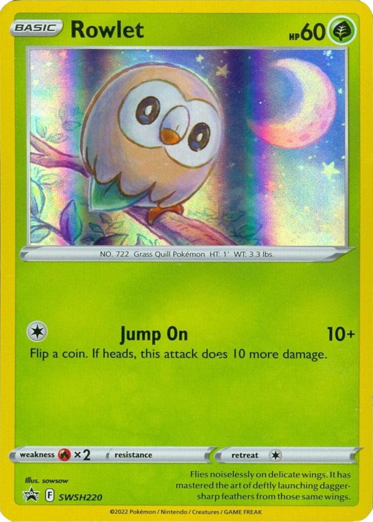 Rowlet (SWSH220) (Cosmos Holo) [Sword & Shield: Black Star Promos] - POKÉ JEUX