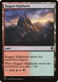 Rugged Highlands [Starter Commander Decks] - POKÉ JEUX