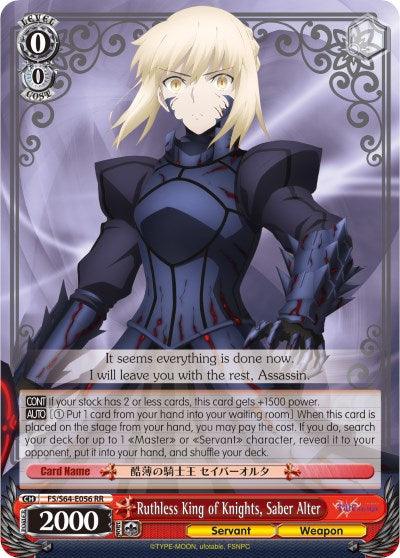 Ruthless King of Knights, Saber Alter (FS/S64-E056 RR) [Fate/Stay Night [Heaven's Feel]] - POKÉ JEUX