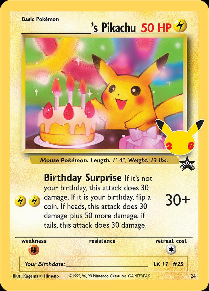 _____'s Pikachu (24) [Celebrations: 25th Anniversary - Classic Collection] - POKÉ JEUX