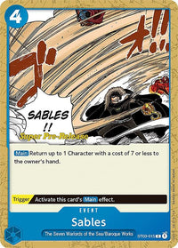 Sables [Super Pre-Release Starter Deck: The Seven Warlords of the Sea] - POKÉ JEUX