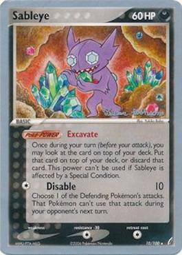 Sableye (10/100) (Intimidation - Tristan Robinson) [World Championships 2008] - POKÉ JEUX