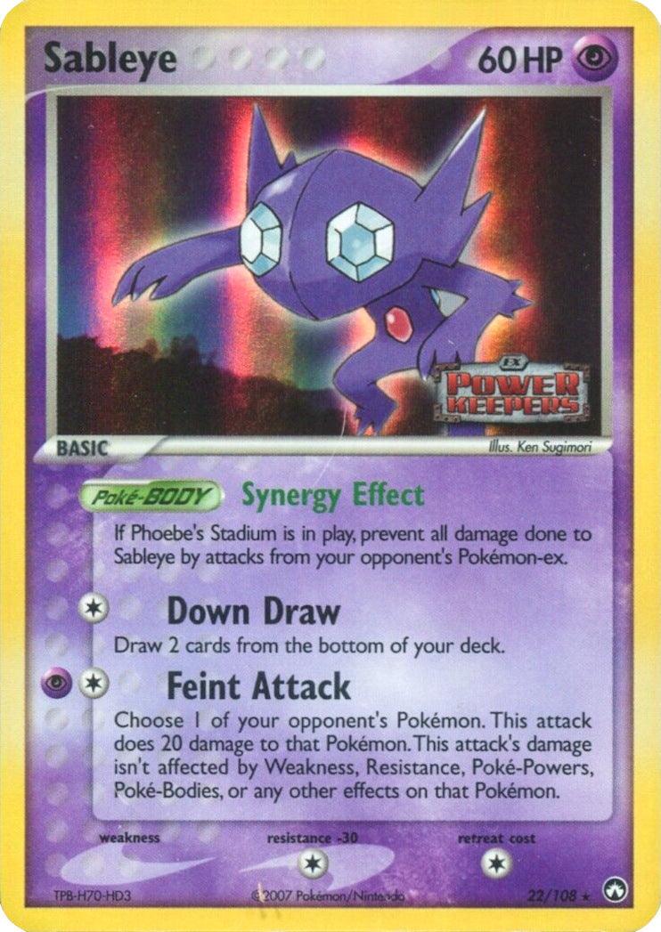 Sableye (22/108) (Stamped) [EX: Power Keepers] - POKÉ JEUX