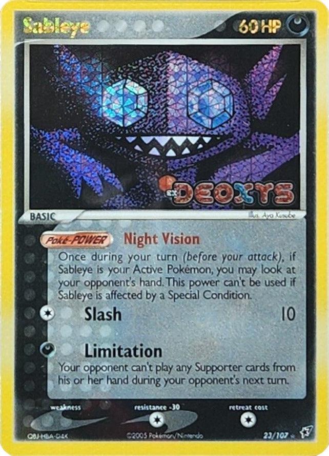 Sableye (23/107) (Stamped) [EX: Deoxys] - POKÉ JEUX