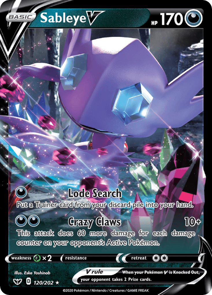 Sableye V (120/202) [Sword & Shield: Base Set] - POKÉ JEUX