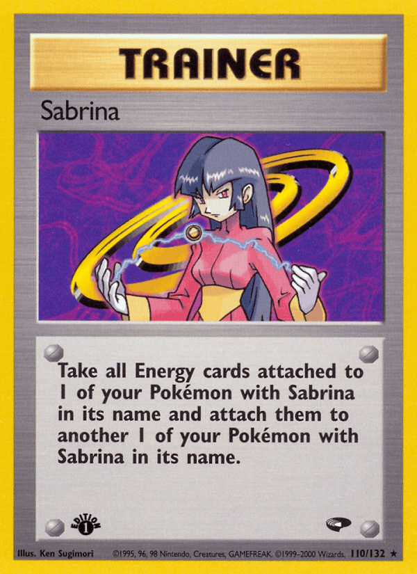 Sabrina (110/132) [Gym Challenge 1st Edition] - POKÉ JEUX