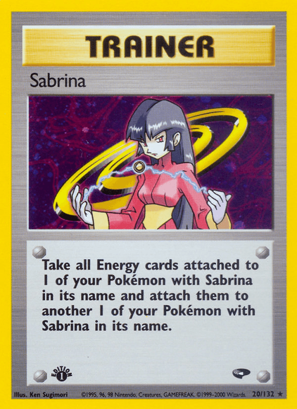 Sabrina (20/132) [Gym Challenge 1st Edition] - POKÉ JEUX