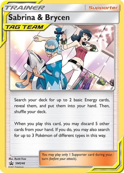 Sabrina & Brycen (SM246) [Sun & Moon: Black Star Promos] - POKÉ JEUX