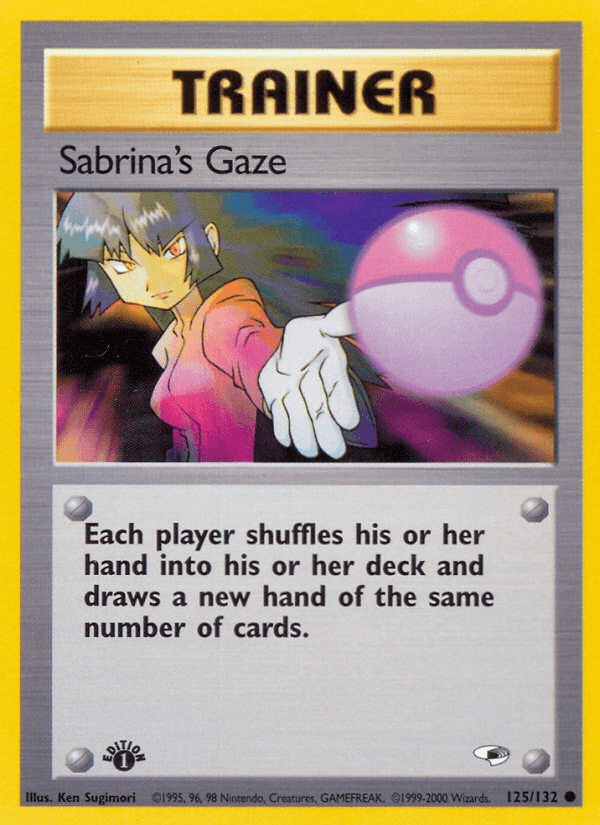 Sabrina's Gaze (125/132) [Gym Heroes 1st Edition] - POKÉ JEUX