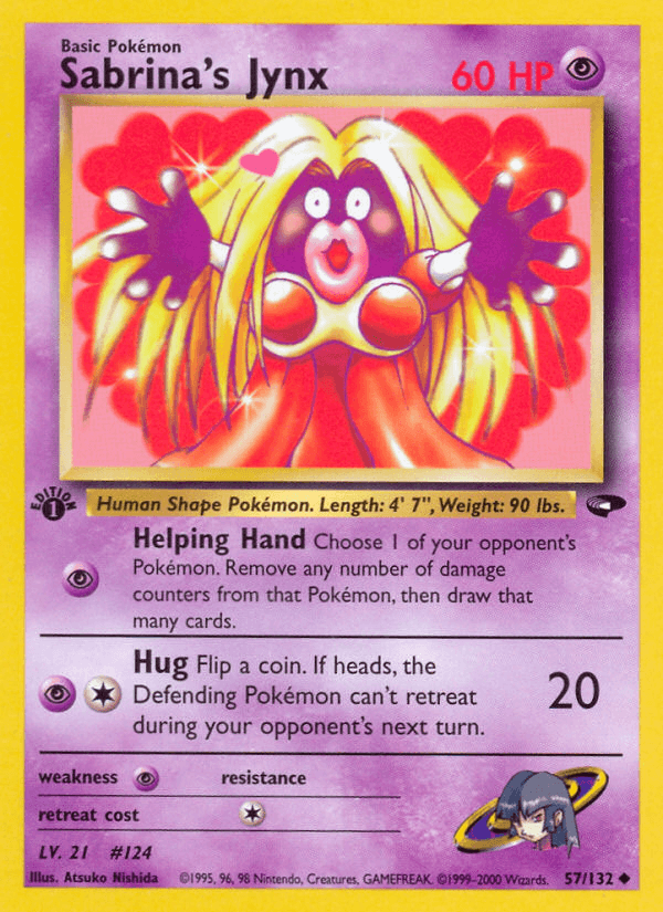 Sabrina's Jynx (57/132) [Gym Challenge 1st Edition] - POKÉ JEUX