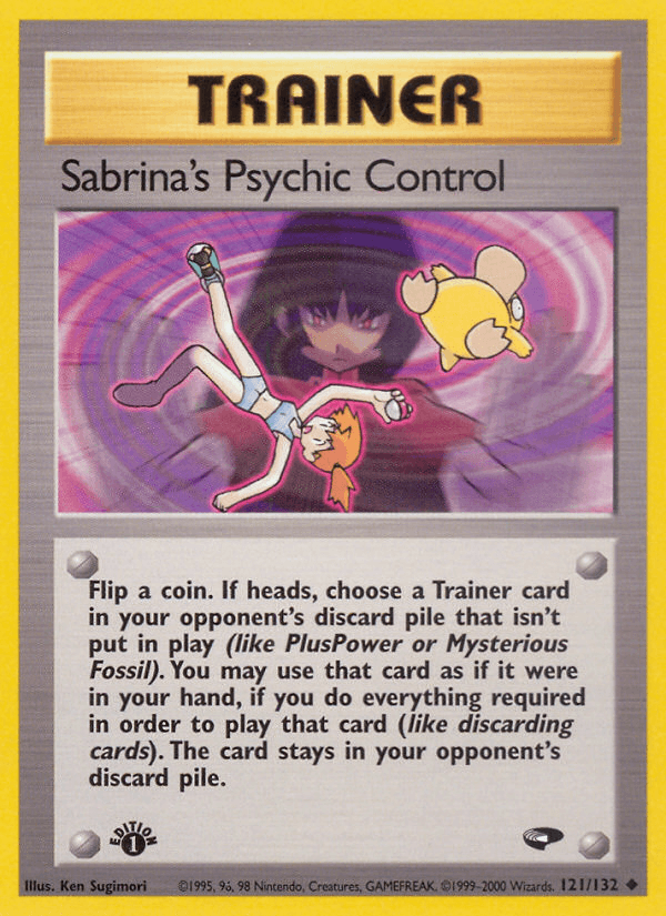 Sabrina's Psychic Control (121/132) [Gym Challenge 1st Edition] - POKÉ JEUX