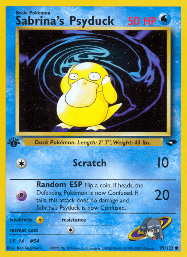 Sabrina's Psyduck (99/132) [Gym Challenge 1st Edition] - POKÉ JEUX