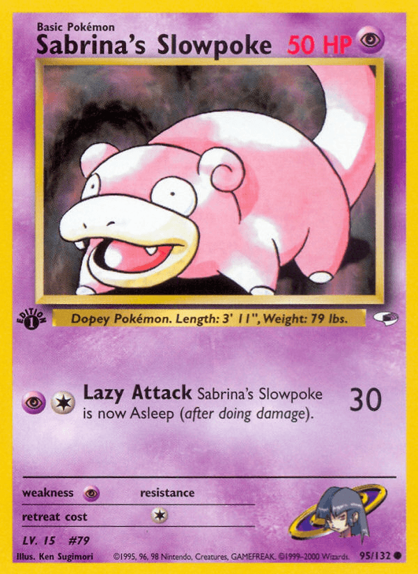 Sabrina's Slowpoke (95/132) [Gym Heroes 1st Edition] - POKÉ JEUX