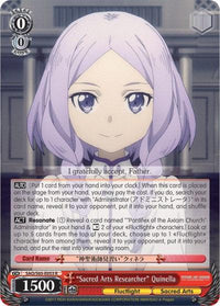 "Sacred Arts Researcher" Quinella (SAO/S65-E053 R) [Sword Art Online -Alicization-] - POKÉ JEUX