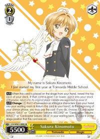 Sakura Kinomoto (CCS/WX01-009S SR) [Cardcaptor Sakura: Clear Card] - POKÉ JEUX