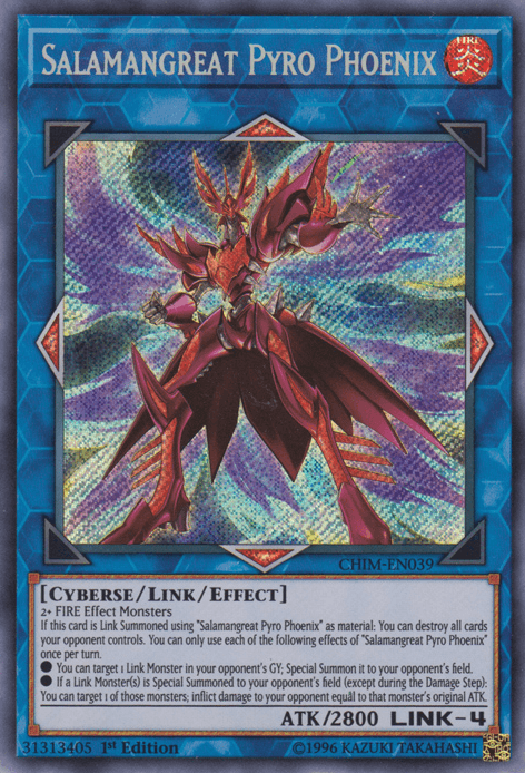 Salamangreat Pyro Phoenix [CHIM-EN039] Secret Rare - POKÉ JEUX